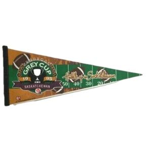1995 CFL Football Felt Pennant